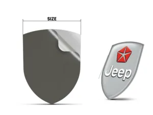 Jeep Emblemas Relieve Auto Pro Máximo Duradero Estilo Moderno